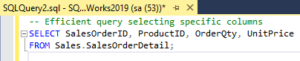 After Efficient SQL Query 2