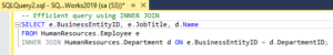After Efficient SQL Query 3