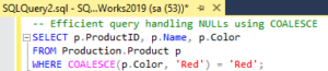 After Efficient SQL Query 7