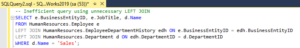 Before Inefficient SQL Query 6