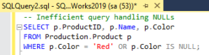 Before Inefficient SQL Query 7