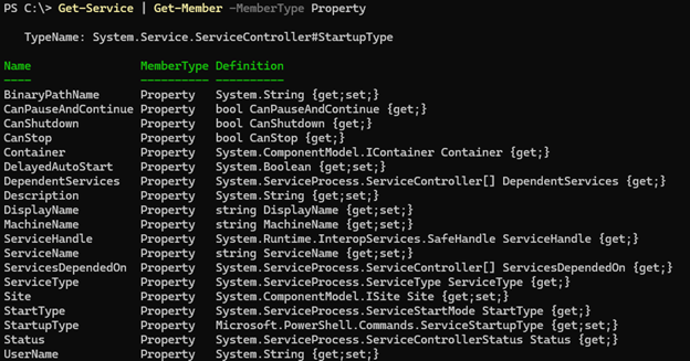 PowerShell Services Example 1