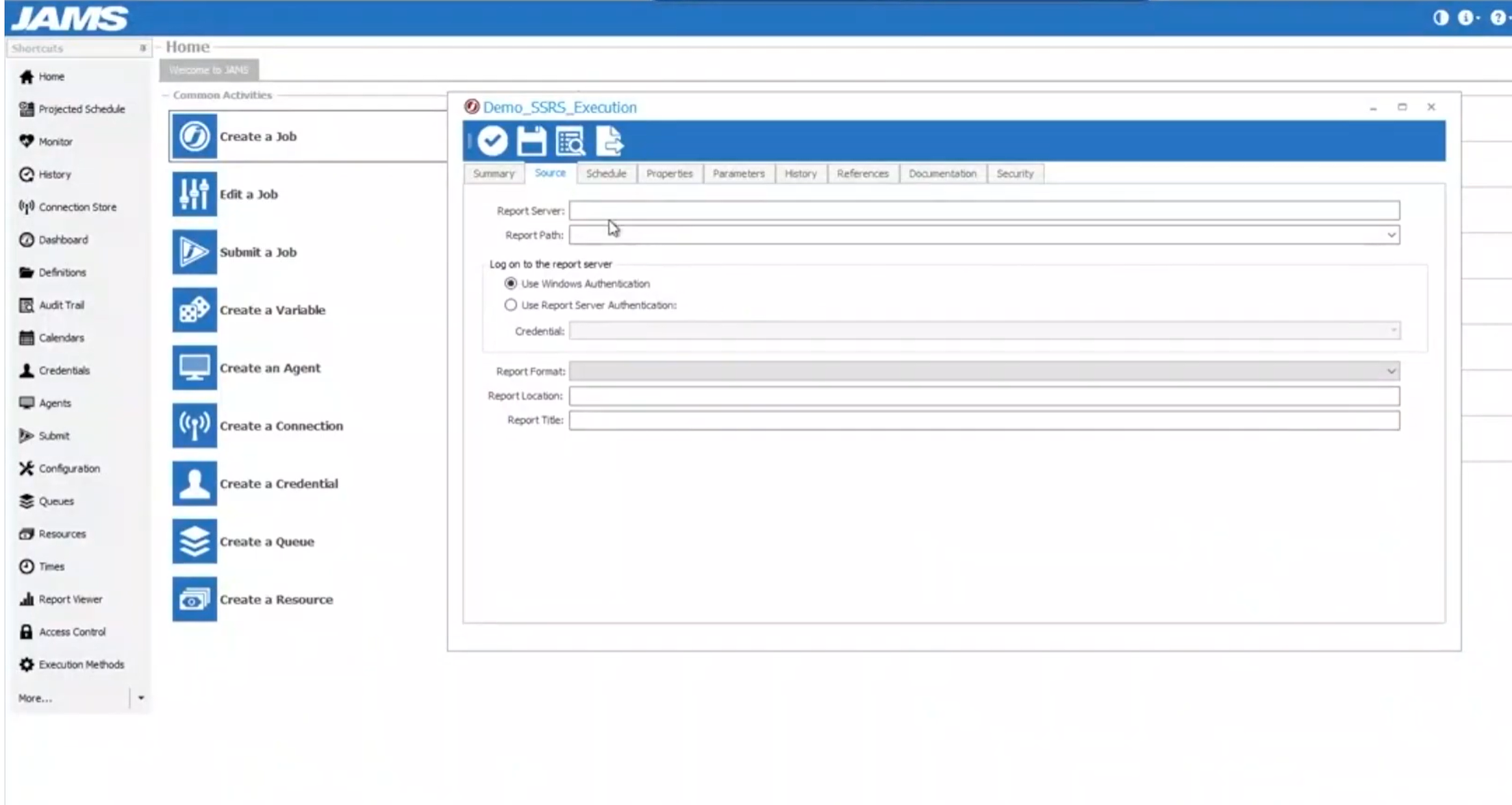 Create a Job to Execute an SSRS Report