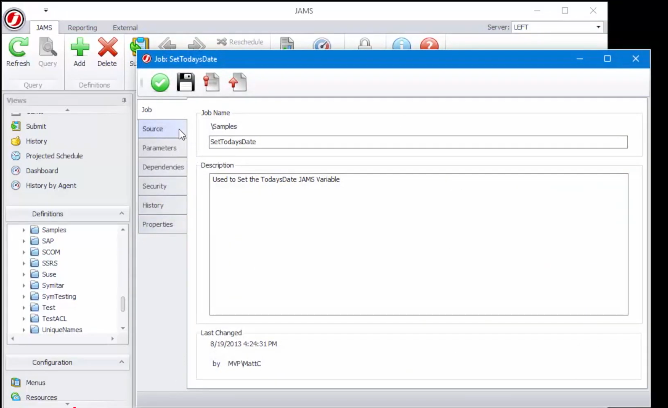 variables and parameters